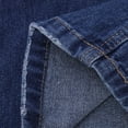 thumbnail image 7 of LNWUY Women's Baggy Straight Leg Stretchy Ripped Jeans Trendy Causal Loose Boyfriend Distressed Denim Pants with Pockets Blue XXS, 7 of 7