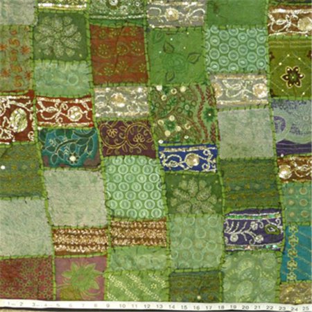 Textile Creations Vagabond Wall Hanging - Hunter Green With Black Back