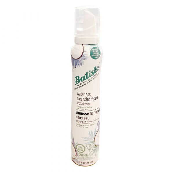 BATISTE Shampooing Moussant Sans Eau 125 ml Lait de Coco 6/paquet