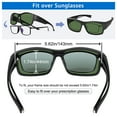 thumbnail image 4 of TINHAO Fit Over Polarized Sunglasses Over Glasses, Wrap Around Sunglasses Over Prescription Glasses, 4 of 6
