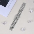 thumbnail image 3 of For Misfit Vapor Stainless Steel Strap Crown Shape Rhinestone Decor Silver Watch Band, 3 of 4