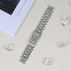 thumbnail image 3 of For Garmin Forerunner 245 245 Music Stainless Steel Strap Crown Shape Rhinestone Decor Silver Watch, 3 of 4