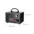 thumbnail image 3 of Labymos Portable Ozone Machine Generator Air Filter Purifier with Timing Switch Ozonizer Ozonator for Home, 3 of 8