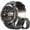 Black steel & black silicone, variant on Smartwatch for Man, 1.43in AMOLED Ultra-clear Screen Smart Watch with 100+Dials, Waterproof Tracker Watch with Multiple Sports Modes for Android and iOS
