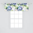 thumbnail image 2 of Springtime Window Valance, Soft Colored Watercolor Style Repeating Pattern of Hydrangea Flowers, Curtain Valance for Kitchen Bedroom with Rod Pocket, 54" X 18", Green Blue and Purple, by Ambesonne, 2 of 2