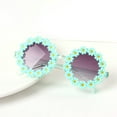 thumbnail image 3 of Round Flower Sunglasses For Baby Girls Boys Cute Flower Shaped 400 UV Protection Glasses For Outdoor Beach, 3 of 3