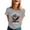 Grey, variant on Women's 250th Anniversary Print Shirt Bald Eagle and USA Flag Patriotic Tshirt
