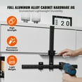 thumbnail image 2 of VEVOR Cabinet Hardware Jig, Aluminum Alloy Cabinet Handle Jig with Center Punch, Adjustable Drill Guide Template Tool for Installation of Door Drawer Front Knobs Handles and Pulls, 2 of 9
