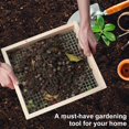 thumbnail image 3 of OUSITAID Soil Sifter Lightweight Wood Sifter for Rocks Multifunctional Hand Held Garden Dirt Sifter with Sifting Screen, 3 of 9