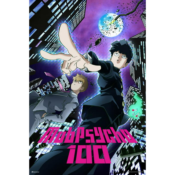 Mob Psycho 100 Poster Anime Series 1 Key Art Crunchyroll Japanese Anime  Merchandise Webtoon Manga Series Anime Streaming Poster Merch Anime Bedroom  Decor Cool Wall Decor Art Print Poster 24x36 