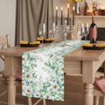thumbnail image 2 of Table Runners 90 Inches Long Dress Scarves, Green Eucalyptus Leaves Farmhouse Coffee/Dining/Kitchen Table Runner for Living Room, Summer Botanical Daisy Floral 13x90 Inch, 2 of 9
