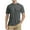Dark Gray, variant on BADHUB Men's Short Sleeve Workout T Shirts Quick Dry Perfprmance Slim Fit Tees Casual Solid Color Crew Neck Fitness T Shirt White XXL