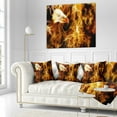 thumbnail image 2 of Designart Wolf and Eagle Collage - Abstract Throw Pillow - 16x16, 2 of 4