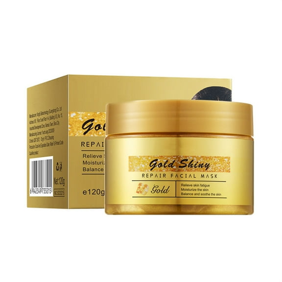 Yatlte 24K Gold Facial Mask, Anti-Aging Gold Face Mask For Flawless & Moisturizes Skin, Helps Reduces Wrinkles, Fine Lines & Acne Scars, Removes Blackheads, Dirt & Oils