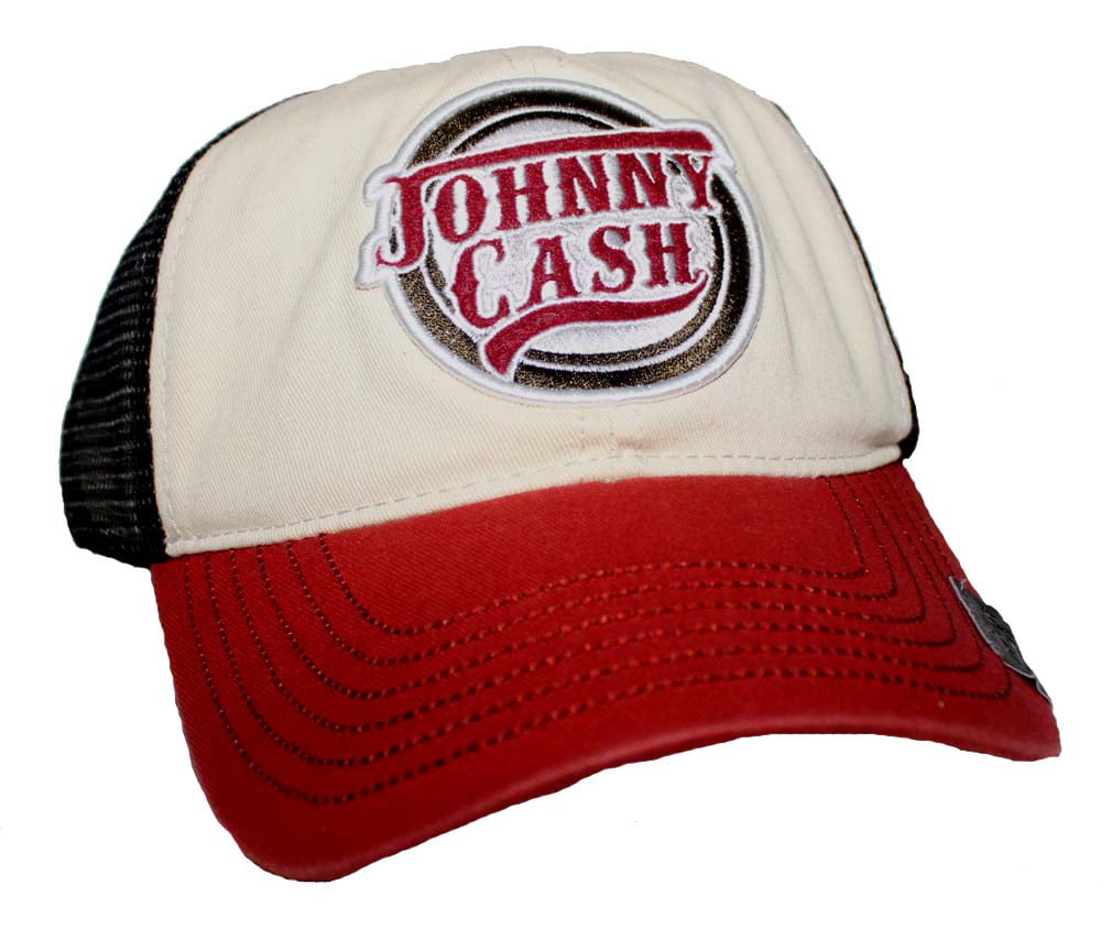 Johnny Cash Logo Trucker Hat - - Walmart.com