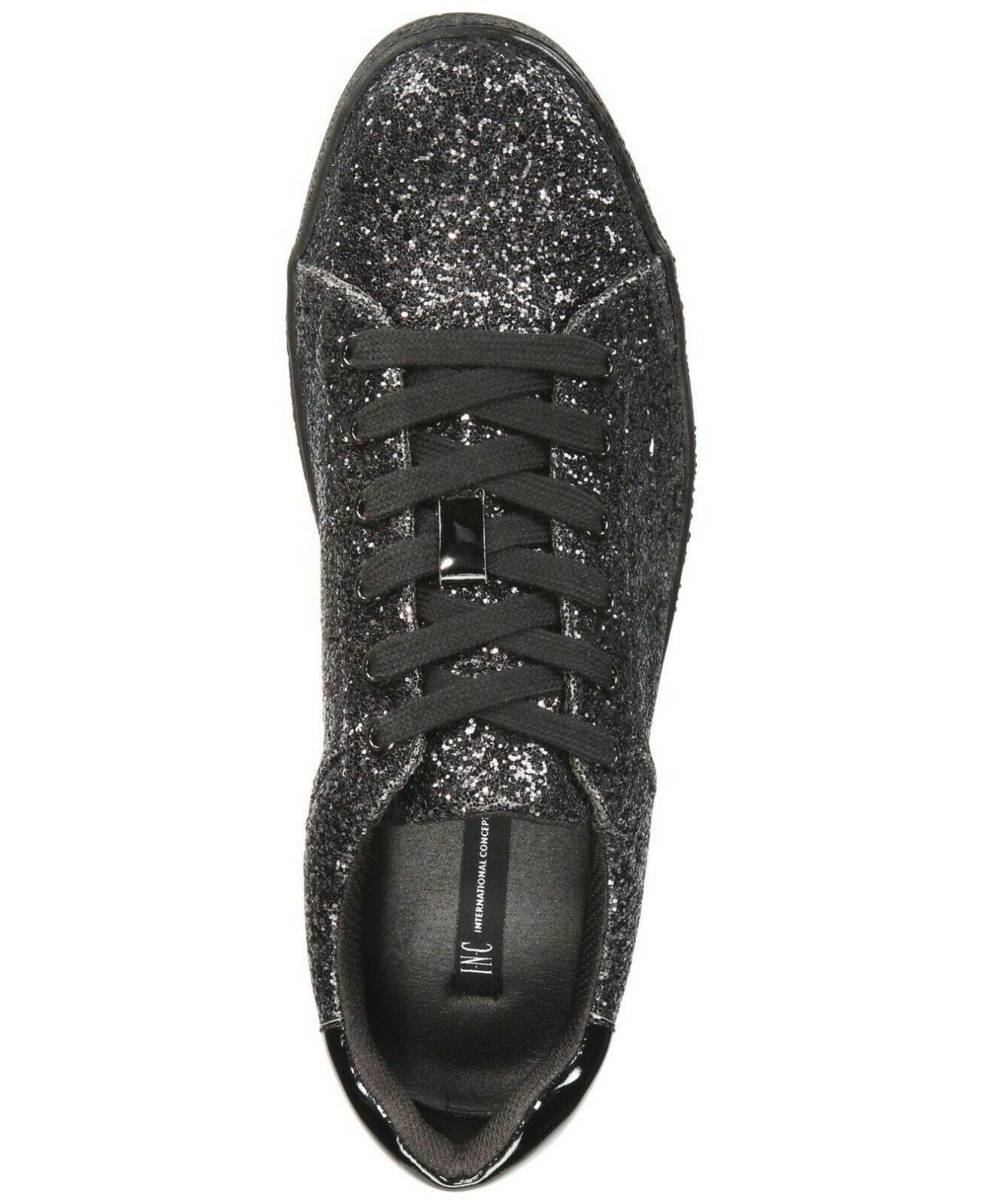 Hofte brydning Dæmon Inc International Concepts Men Shoes Silas Black Glitter Sneaker Lace Up  Fashion - Walmart.com