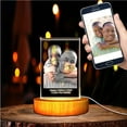 thumbnail image 4 of AISENIN Custom 6D Crystal Photo Fathers Day gifts Customized Gifts for Dad Him Custom Picture Gifts for DadBirthday,Fathers Day Memorial Picture Gift for Lovers., 4 of 5