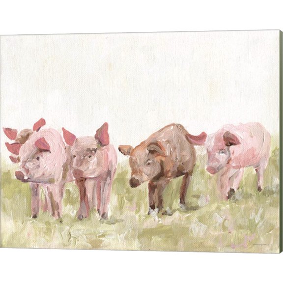 Great Art Now This Little Piggie? by Kamdon Kreations, Canvas Wall Art, 20W x 16H