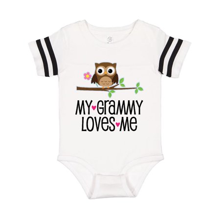 

Inktastic Grammy Loves Me Grandchild Gift Gift Baby Girl Bodysuit