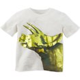 thumbnail image 1 of Carter's Boys Foil Triceratops Camiseta gráfica, color blanco hueso, 4T, 1 of 1