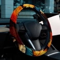 thumbnail image 6 of Turkey 14.5 Inch Printing PVC Leather Car Wheel Cover Steering Wheel Covers Auto Accessories, 6 of 6