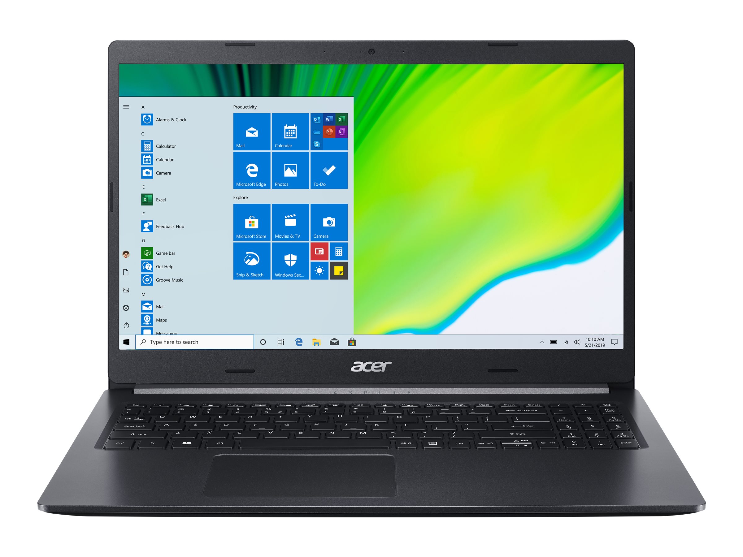 Acer Aspire 5 A515-44-R4M5 - AMD Ryzen 5 4500U / 2.3 GHz - Win 10 Home 64-bit - Radeon HD - 8 GB RAM - 512 GB SSD - 15.6" 1366 x 768 (HD) - Wi-Fi 5 - charcoal black - kbd: US Intl - image 3 of 10