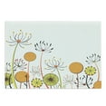 thumbnail image 1 of Floral Cutting Board, Umbelifers Flower Garden Summer Spring Season Themed Petals Illustration, Decorative Tempered Glass Cutting and Serving Board, Large Size, Marigold Yellow, by Ambesonne, 1 of 1