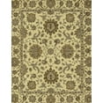 thumbnail image 1 of Ahgly Company Indoor Rectangle Abstract Chrome Gold Yellow Oriental Area Rugs, 6' x 9', 1 of 6