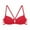Red, variant on Sngxgn Women's Seamed Soft C up Wirefree Cotton Bra(Red,38)
