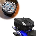 thumbnail image 4 of Motorcycle Tail Bag Handbag Shoulderbag Waterproof  PU Leather Rear Seat Bag for Outdoor Travel Sports Dirt Bike, 4 of 7