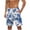 A Light Blue, variant on Athletic Shorts for Men Man Short Cargo Shorts for Men Stretch Waist Men's Gym Shorts Men Casual Fashion Print Shorts With Pockets Elastic Waist Beach Pants Mint Green XL