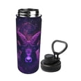 thumbnail image 2 of Pofeuu Purple Starry Sky Antelope Print 18oz Sports Insulated Kettle Stainless Steel Vacuum Water Bottle Leakproof Sport Flask, 2 of 7