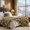 Brown Leopard, variant on Leopard Print Faux Fur Throw Blanket,50"×60", Snow Leopard | Animal Printed, Soft, Warm,Thick, Fluffy, Luxury, Gifts, Home Decor, Couch, Bed, Sofa, Women, Christmas