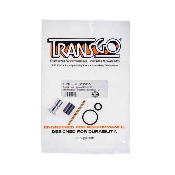 Transgo Cooler Flow Bypass Delete Kit GM 6L80/6L90