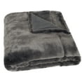 thumbnail image 2 of SAFAVIEH Faux Silver Solid Fur Throw, 50" x 60", Silver, 2 of 3