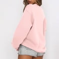 thumbnail image 4 of Sweatshirts Surdimensionnés pour Femmes Col Rond Pulls Décontractés Confortables Tenues de Mode Automne Vêtements 2023, 4 of 7
