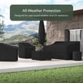 thumbnail image 4 of Covermates Adirondack Bench Cover - 82"L x 40"W x 40"H, 600D Polyester, Rip-Resistant, 4 of 8