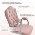 thumbnail image 5 of BarberPub Ergonomic Swivel Office Chair, Height Adjustable Desk Chair with Wheel, 5 of 9