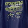 thumbnail image 3 of Star Wars The Mandalorian And Grogu Little Bounty Collage Youth T-Shirt (Navy, XS-XL), 3 of 4