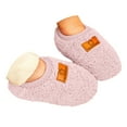 thumbnail image 3 of mgoYE Baby Slippers 12-18 Months Boys Girls with Soft Lining Non Slip Gripper Slipper Socks Toddler First Walker Crib Shoes|Pink 7, 3 of 6