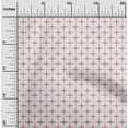 thumbnail image 1 of oneOone Georgette Viscose Pastel Red Fabric Geometric Check Sewing Craft Projects Fabric Prints by Yard 42 Inch Wide, 1 of 4