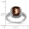 thumbnail image 4 of Sterling Silver Smokey Quartz Ring. Gem Wt- 2.96ct, 4 of 4