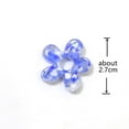 thumbnail image 4 of 6 piezas de miniadornos de flores de cristal con forma irregular, bonitos adornos para fiestas de bodas y Navidad, accesorios colgantes de joyería para niñas, 4 of 5