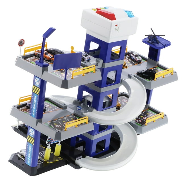 Jouet de Voiture sur Pistes, Jouets de Garage de Voiture Parc de Stationnement Imagination Garçons pour Relation Intime