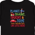 thumbnail image 4 of Inktastic Planes Trains Trucks and Toys Nothing Quite Like Little Boys Boys Long Sleeve Toddler T-Shirt, 4 of 5