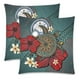 thumbnail image 1 of Fundas de almohada Islas Marshall - Blue Turtle Tribal, 1 of 3