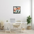 thumbnail image 2 of Stupell Industries Abstract Azalea Flower Petals Botanical & Floral Painting Black Floater Framed Canvas Art Print Wall Art, 25 x 25, 2 of 9