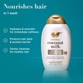 thumbnail image 4 of OGX Nourishing + Coconut Milk Moisturizing Hair Shampoo, 13 fl. oz, 4 of 10