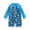 Blue, variant on Suealasg Baby Boys Summer One Piece Swimsuits Long Sleeve Shark Print Zipper Rash Guard Swimwear Infant Boys Romper Beach Bathing Suit