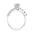 thumbnail image 2 of 14k White Gold Diamond Engagement Ring Band (0.70 Carat) (Ring Size 9.25) (I1-I2 Clarity), 2 of 4